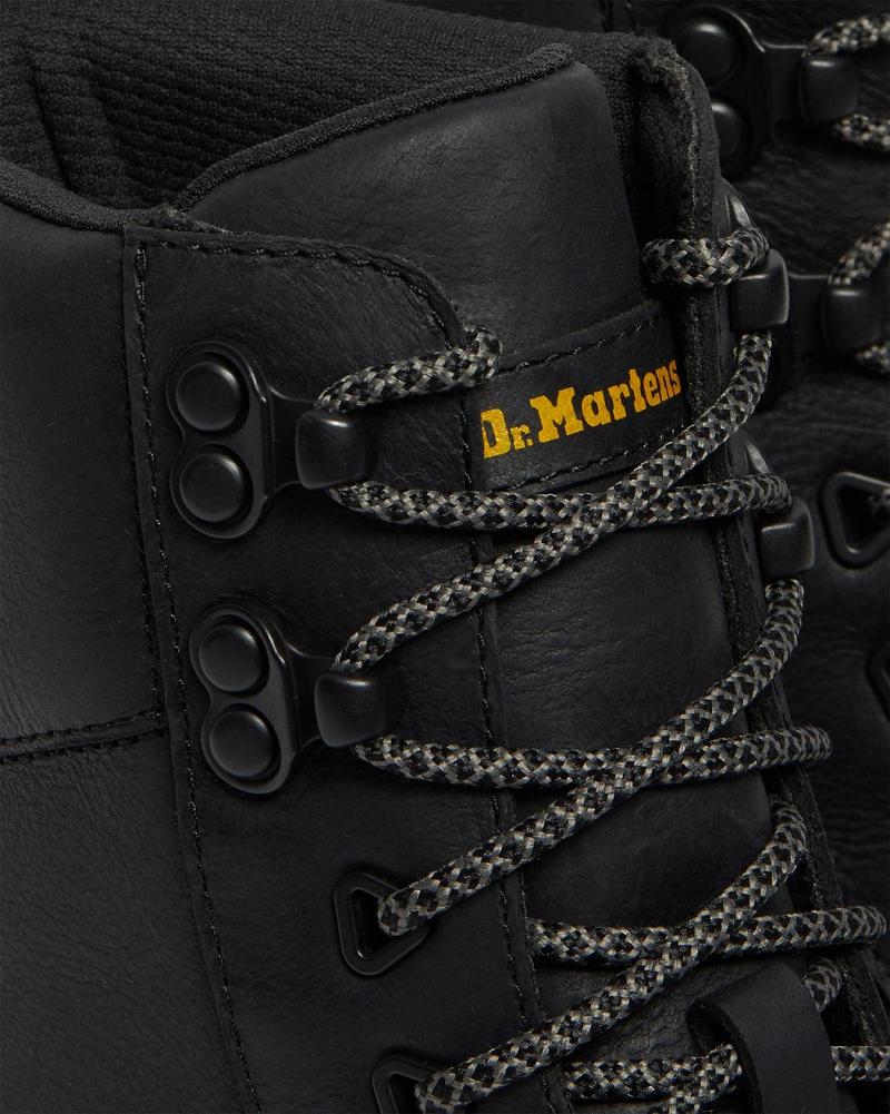 Dr Martens Tarik Wyoming Leren Utility Vrijetijdslaarzen Heren Zwart | NL 332LIS